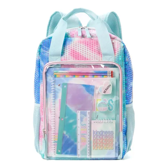 Bolso Morral Escolar Con Accesorios Niñas Original Importado