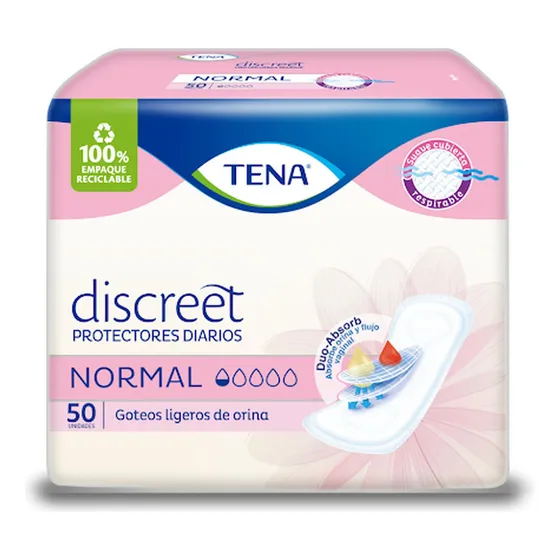 Protectores Tena Discreet Normal X50