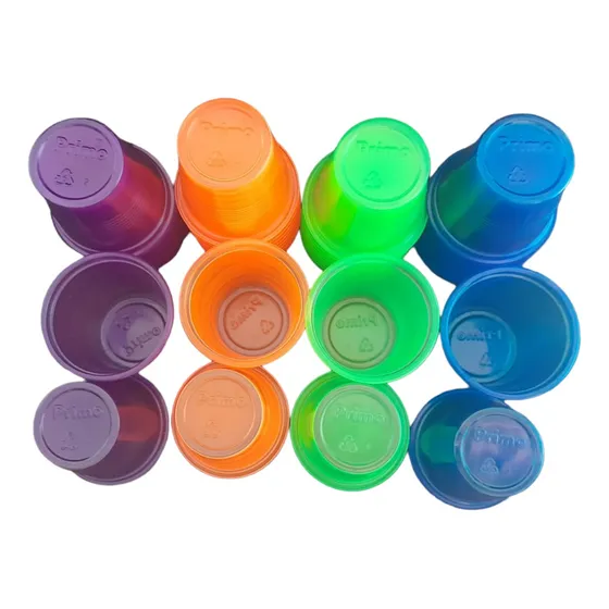 Vaso Shot Neón Tequilero Caballito Desechable 100 Pz/2oz.
