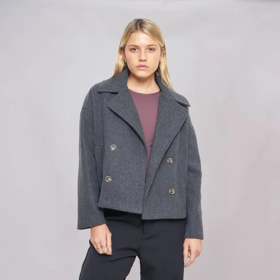 Customs Ba Saco De Paño Corto Mujer Otoño/inverno