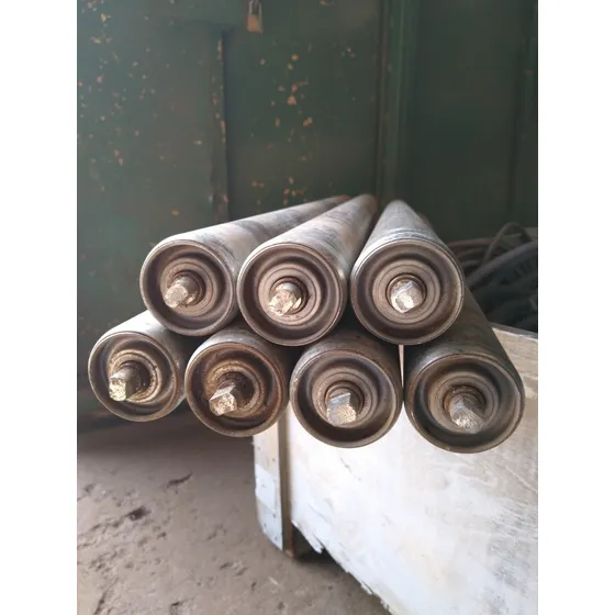 Rodillos Para Cinta Transportadora 1.3m Galvanizados 8cm