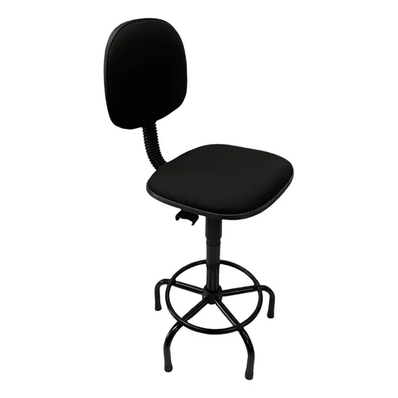 Cadeira Caixa Balcão E Recepção Preto ( Direto De Fabrica ) Material Do Estofamento Tecido