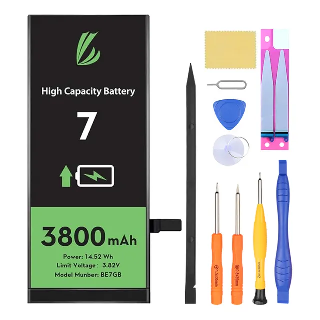Pila Batería Para iPhone 7 3800mah Alta Capacidad Con Kit