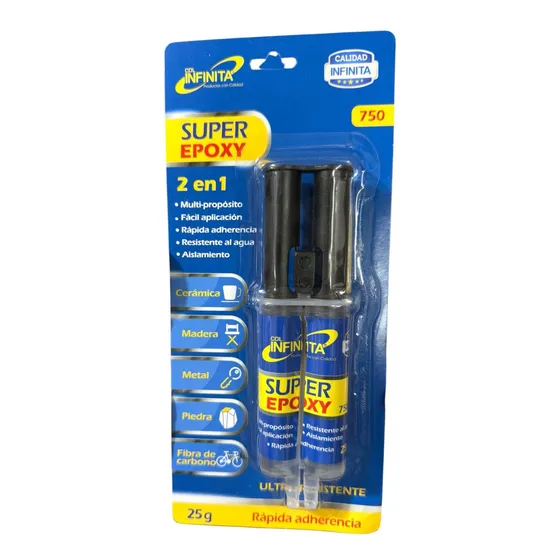 Soldadura Epoxica 2 En 1 Pegante Multiproposito Jeringa 25g