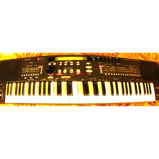 Teclado Musical Technics Kn 600 Y Amplificador Toa 100 Watt.