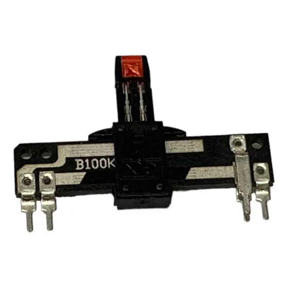 6 Potenciometro Desliz C/ Led Equalizador Caixa Amp Trc 396