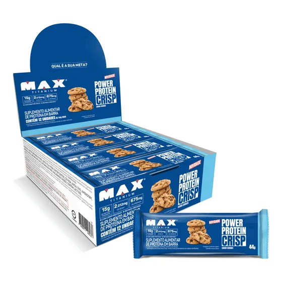 Power Protein Crisp C/12 De 44g Cada - Max Titanium
