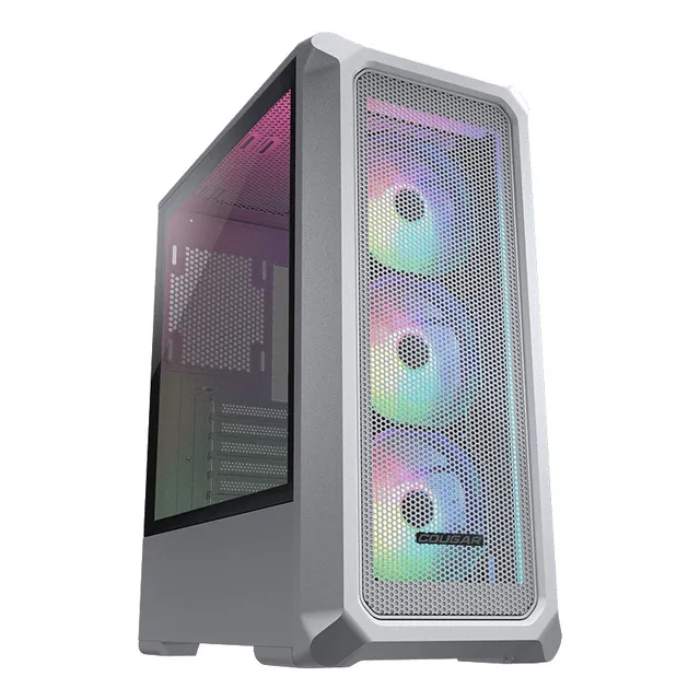 Chasis Cougar Archon 2 Blanco Rgb Atx + 3 Fans Rgb
