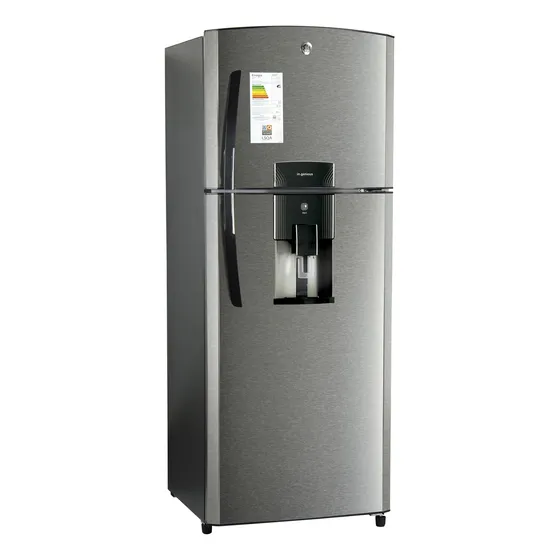 Heladera General Electric 390  Efic A Dispensador Color Gris