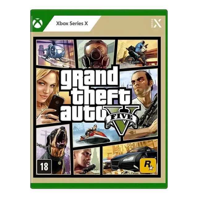 Juego Grand Theft Auto V Gta 5 Xbox Series X Medios físicos