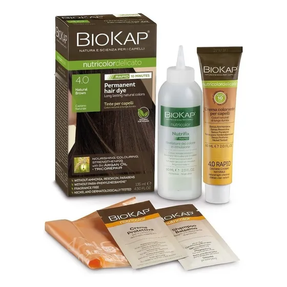 4.00 Rapid Castaño (solo 10 Min) 135 Gr Biokap Tono 4 Castaño