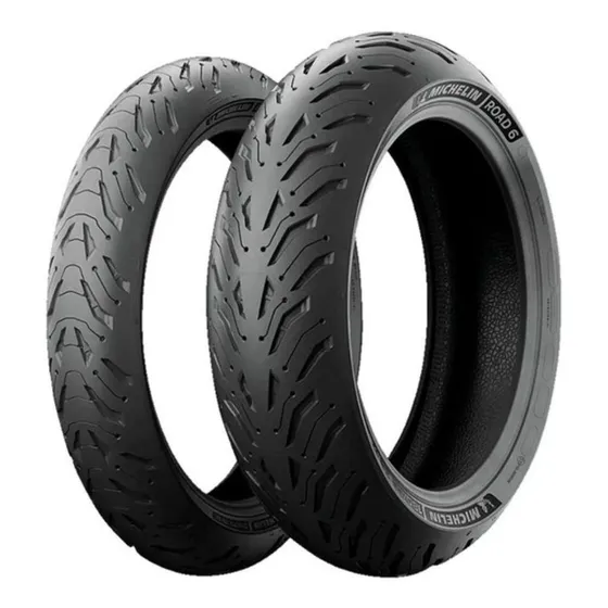 Pneu Moto Michelin Road 6 120/70 Zr17 + 160/60 Zr17 69w