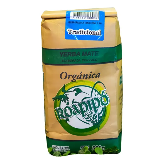 Yerba Mate Tradicional Roapipó 100% Orgánica Certificada