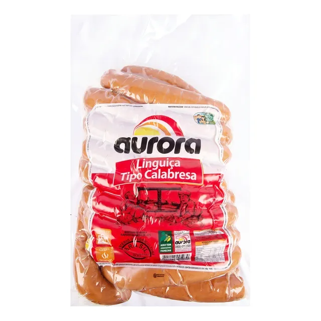 Linguiça Tipo Calabresa Cozida/defumada Aurora 5kg