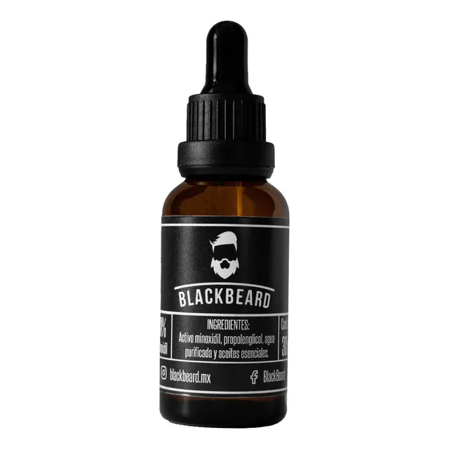 Minoxidil Al 10% Blackbeard Adicionado Con Cafeina