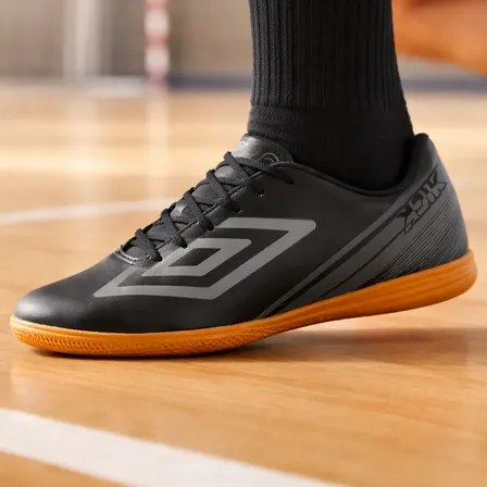 Chuteira Futsal Masculina Kick Umbro Preto/grafite 40 Br