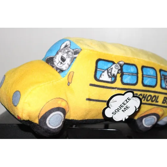Peluche School Bus  Original Importado De 25 Cm Largo Dark