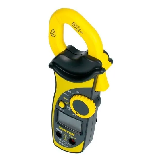 Multimetro Digital De Gancho Surtek Mul05 600v Pantalla Lcd