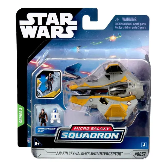 Star Wars Micro Galaxy Anakin Skywalker's Jedi Interceptor