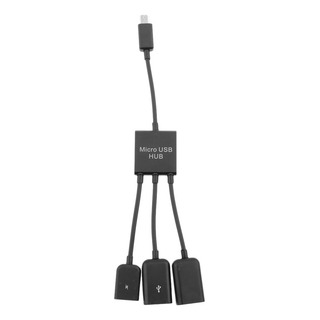 Micro Usb2.0 Power Charge Host Otg Hub, 3 En 1, Macho A Hemb Micro Usb2.0 Power Charge Host Otg Hub, 3 En 1, Macho A Hemb