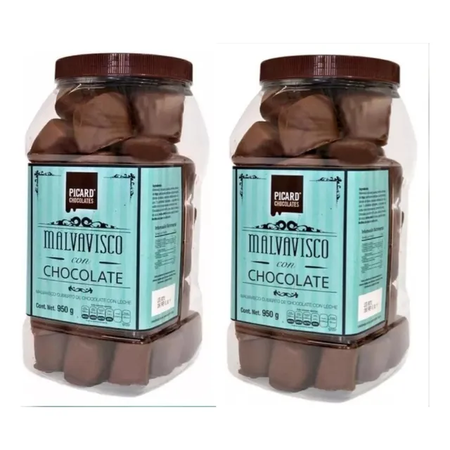 Pack 2 Botes Bombones Malvavisco Con Chocolate Picard