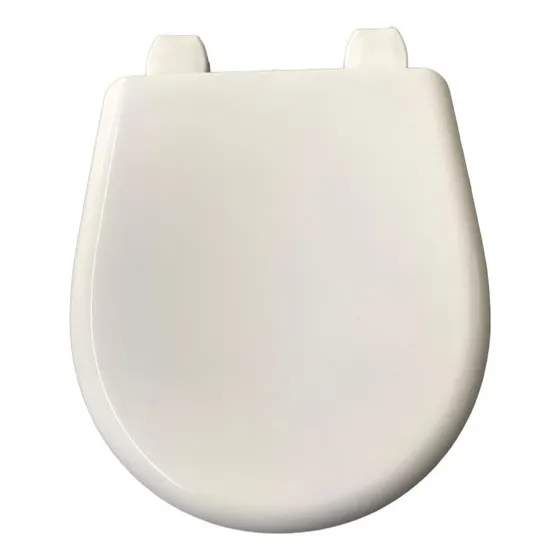 Asiento Infantil Para Baño Wc Cato Redondo Frente Cerrado  Blanco