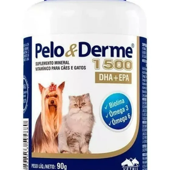 Pelo Y Derme 1500 60cap Vetnil - Unidad a $2081