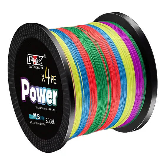 Linha Trançada Pe De 500 M, Linha De Pesca Forte De 4 Fios