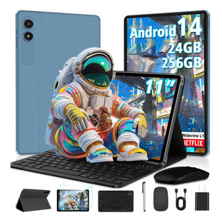 Tablet Xgody 11''24gb+256gb Ram Android14 4glte Teclado/mous Tablet Xgody 11''24gb+256gb Ram Android14 4glte Teclado/mous