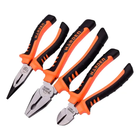Set De Alicate Para Electricista 3pzas Harden