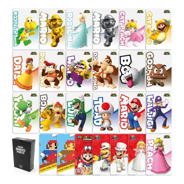 Amiibo Card Mario - Super Mario Bros. - Makecardsmx