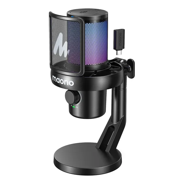 Maono Micrófono Inalámbrico/USB Para PC Gamer Stream DM40