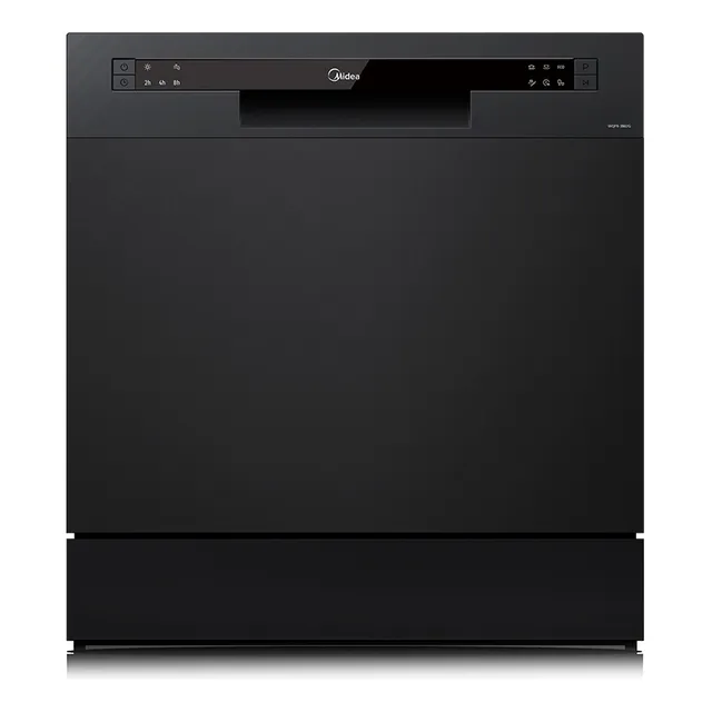 Lavavajillas Negro 8c Midea Wqp8-3802gb