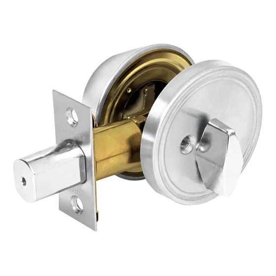 Cerradura T/mariposa Cromo Mate C/llave De Puntos Hermex -yn