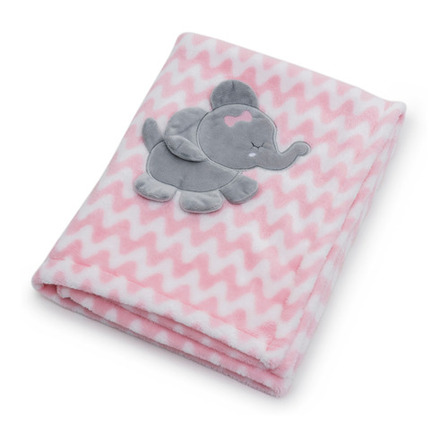 Cobertor Manta Infantil Bebe Desenho 3d Zigzag Cor Elefantinho Rosa Cobertor Manta Infantil Bebe Desenho 3d Zigzag Cor Elefantinho Rosa
