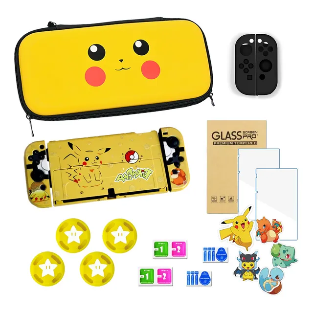 Estuche Y Accesorios Para Nintendo Switch Oled,funda Pokemon