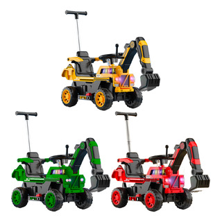Montable Carrito Excavadora Con Luz Y Sonido Juguete Niños Montable Carrito Excavadora Con Luz Y Sonido Juguete Niños