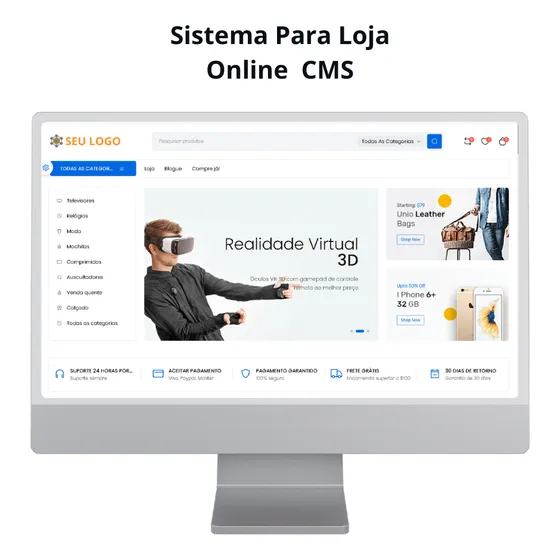 Sistema Para Loja Online  Cms