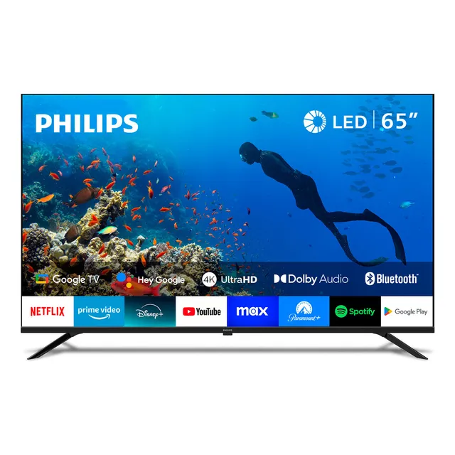 Smart Tv Philips 65 Led Uhd 65pud7019 Google Tv