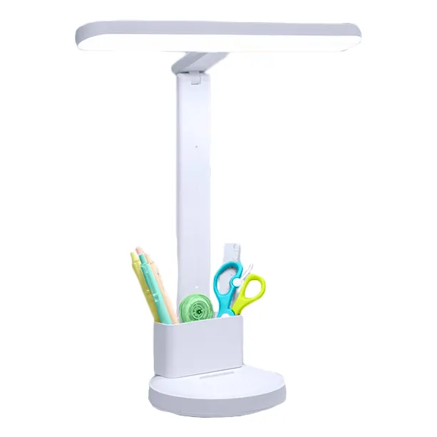 Lampara De Mesa Led Doble Con Cargador