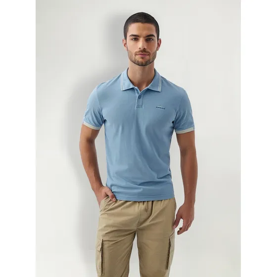 Polo Slim Fit Americanino 809f000 Azul Polo