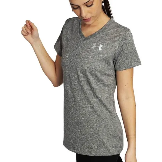 Under Armour Remera -  Tech Ssv Solid Gris