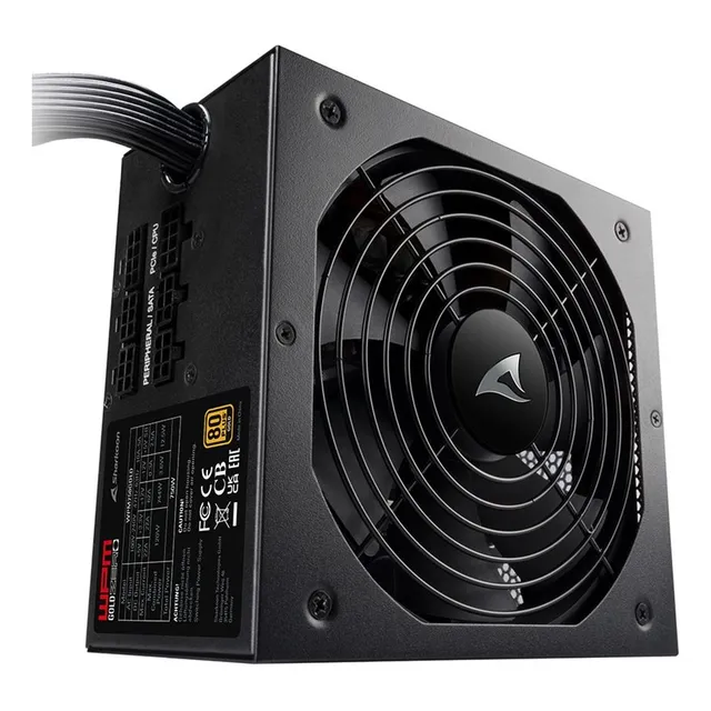 Fuente Gamer Sharkoon Zero 650w 80 Plus Gold Semi Modular