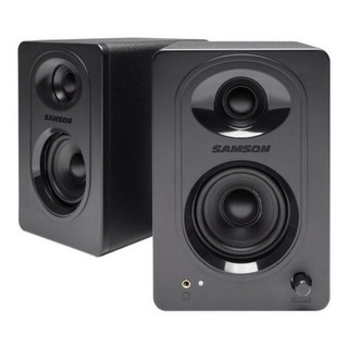 Monitores De Referencia Ativo Pass Samson M30 20w Estéreo Bivolt Monitores De Referencia Ativo Pass Samson M30 20w Estéreo Bivolt