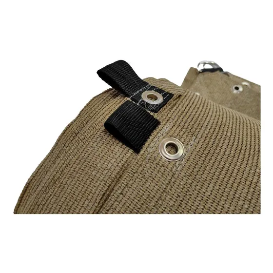  Malla Sombra 2x2 Reforzada Beige 90% Sombra Lona Sombra