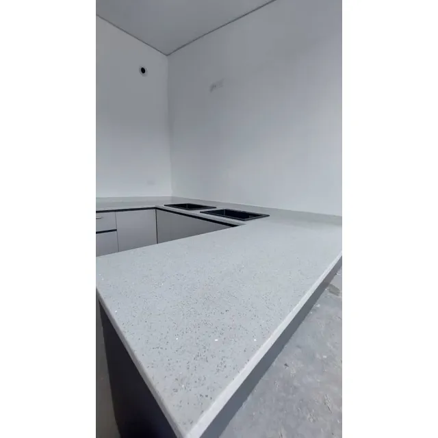 Topes Cuarzo Blanco Estelar Para Cocinas Y Maaas