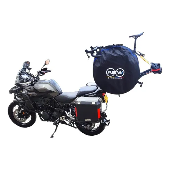 Portabicicletas Para Moto Con Parrilla Maleta Soporte Abw
