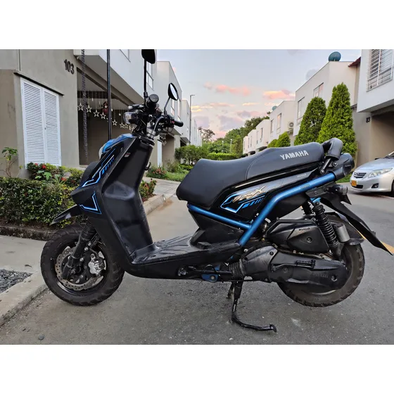 Yamaha Bws 125cc, Negra/azul, Documentación Al Día, De Cali.