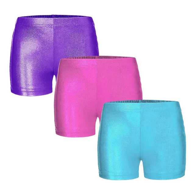 Eezychoic Pantalon Corto Baile Brillante Para Niña S 3