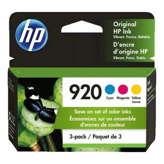 3 Pack Cartuchos Originales Hp 920 C M Y Nuevos 6000 7500